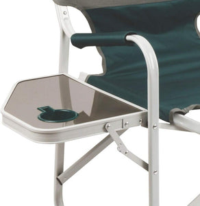 Silla Para Campar Resistente Plegable Con Mesita Lateral