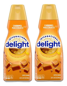 Delight Coffee Creamer Caramel Macchiato 946ml 2 Pack