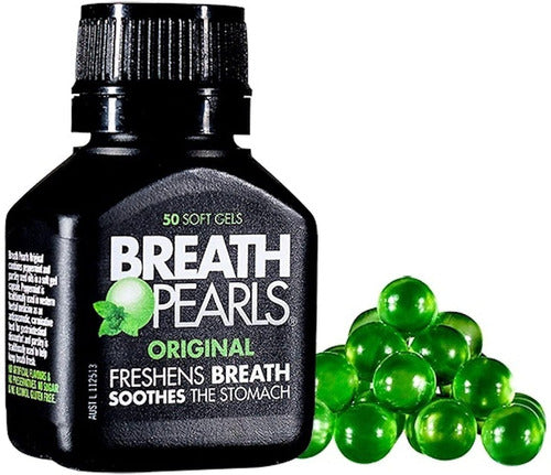 Perlas De Aliento Refresca El Aliento 50 Capsulas