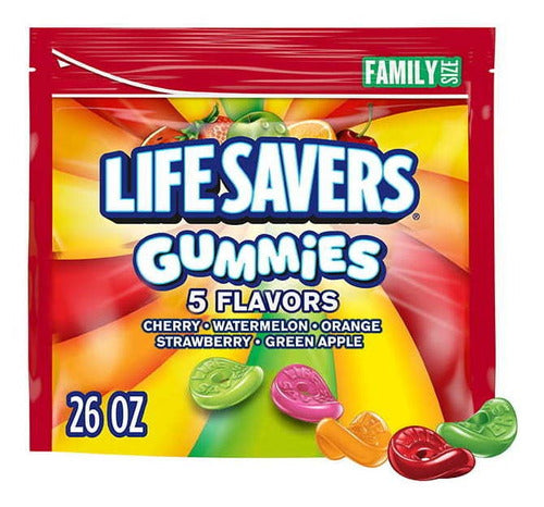 Life Savers Gomitas Salvavidas 737gr Importados 2 Pack