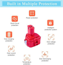 Cargar imagen en el visor de la galería, 2 Reemplazo Bonacell Pa12 Batería De 12 V Para Makita 1222