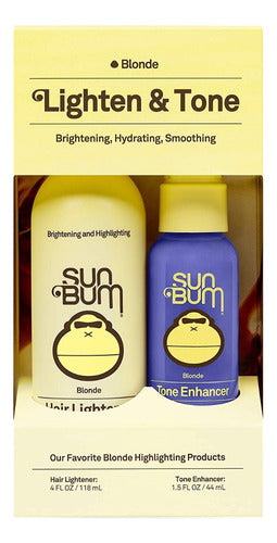 Sun Bum Lighten And Tone Kit Aclarador De Cabello Rubio