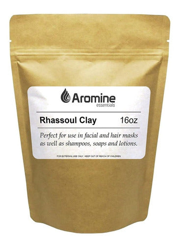 Rhassoul Clay (ghassoul) En Polvo -16 Oz- Mascarilla Natural