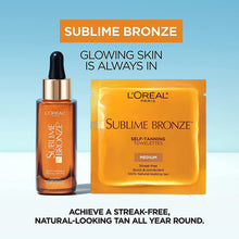 Cargar imagen en el visor de la galería, L&#39;oreal Paris Sublime Bronze Autobronceador Toallitas 12 Pza