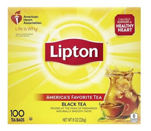 Cargar imagen en el visor de la galería, Te Negro Lipton 100 Bolsas 3 Pack