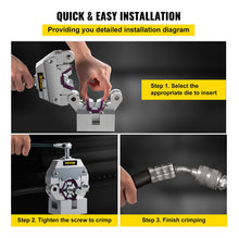 Cargar imagen en el visor de la galería, Kit Prensado Crimpadora  Mangueras A/c 4 Dados