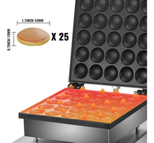 Cargar imagen en el visor de la galería, Máquina Eléctrica Industrial Comercial  Mini Hotcakes 25pz