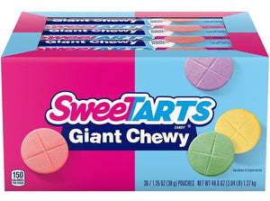 Wonka Sweetarts Giant Chewy, Paquetes De 1.5 Oz 36 Pzs