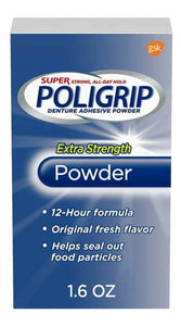 Poligrip Pasta Dental Adhesiva En Polvo 1.6oz 2 Pack