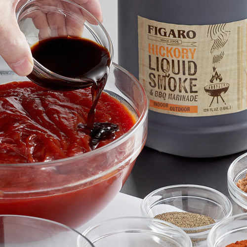 Figaro 1 Galón Hickory Liquid Smoke And Marinade