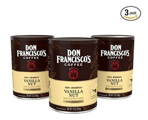 Café Don Francisco's  Vanilla Nut 340g 3 Pack