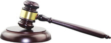 Cargar imagen en el visor de la galería, Mallete Martillo De Madera Abogados Jueces Subastas Mazo