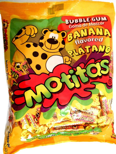 Motitas Chicle Con Sabor A Plátano Banana 50 Pz 2 Pack – De Todo Mercado