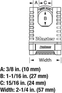 Candado Master Lock Pro Series Combinación Num 4 Dígitos