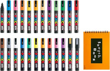 Cargar imagen en el visor de la galería, Set De 15 Marcadores Uni-posca Pc-3m15c Punto Fino
