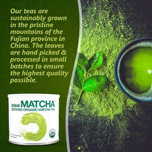 Cargar imagen en el visor de la galería, Té Verde Matcha Orgánico 454g Certificado En Polvo