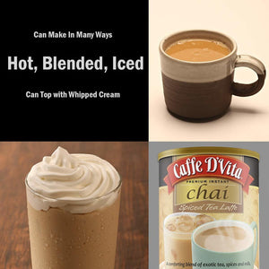 Caffe D'vita Spiced Chai Latte 1 Libra Lata