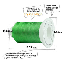 Cargar imagen en el visor de la galería, Hilo De Poliester Para Máquina De Bordar, 63 Bobinas De Hilo